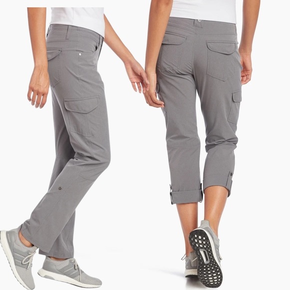 Kuhl FREEFLEX™ ROLL-UP PANT Grey Flint Size 2 Regular - Picture 1 of 5